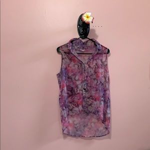 Aéropostale Floral ButtonDown